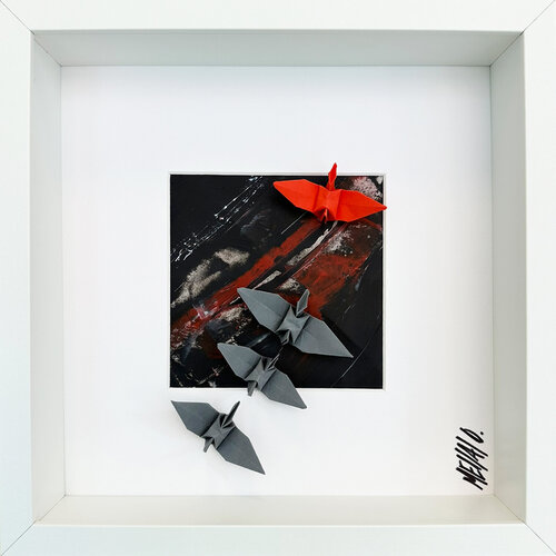 Vie nouvelle... (ORIGAMI 2024) by Olivier Messas, Work on Paper for Sale on Singulart