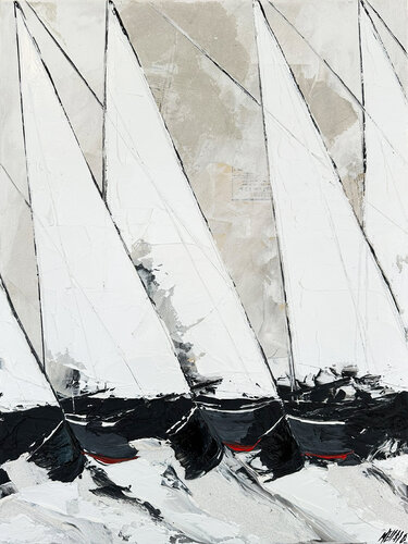 Jour de régate... I (PAYSAGE ABSTRAIT 2024) von Olivier Messas, Malerei kaufen auf Singulart