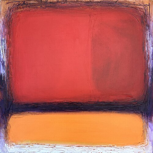 FUERTE VENTURA... (GÉOMÉTRIE NOMADE 2024) von Olivier Messas, Malerei kaufen auf Singulart