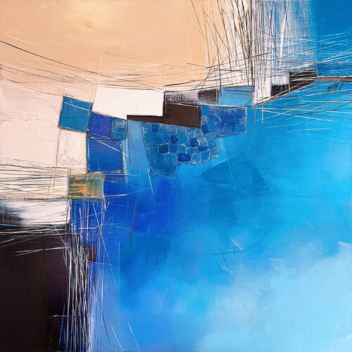 PARATI... (Géométrie Noamde 2017) de Olivier Messas, Pintura a la venta en Singulart
