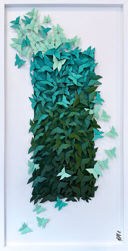 Nouveau souffle...  (ORIGAMI 2024) von Olivier Messas, Werk auf Papier kaufen auf Singulart