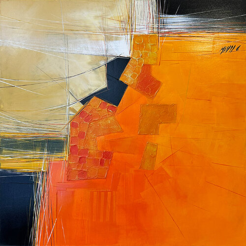 AYACUCHO... (GÉOMÉTRIE NOAMDE 2018) de Olivier Messas, Pintura a la venta en Singulart