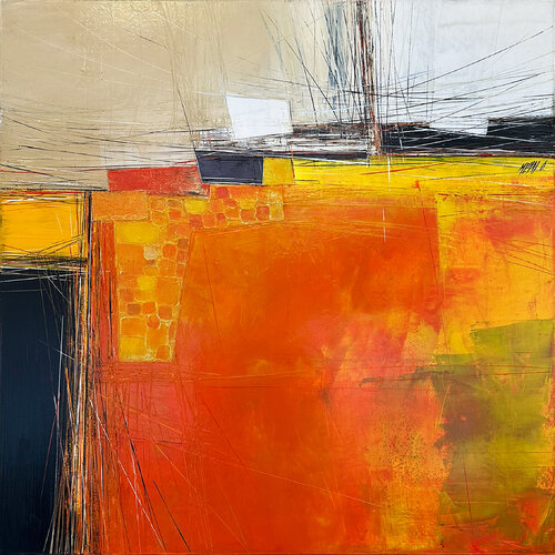 HO-CHI-MINH VILLE... (Géométrie Noamde 2017) von Olivier Messas, Malerei kaufen auf Singulart