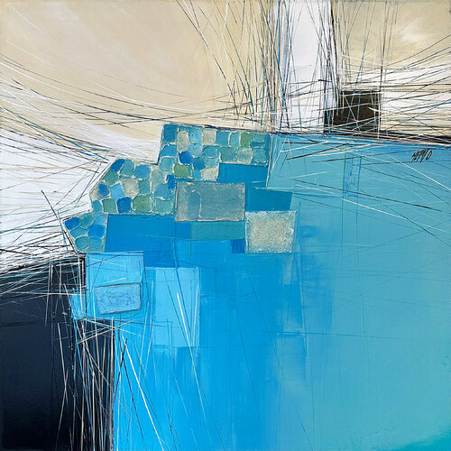 ILHA GRANDE... (GÉOMÉTRIE NOAMDE 2016) von Olivier Messas, Malerei kaufen auf Singulart