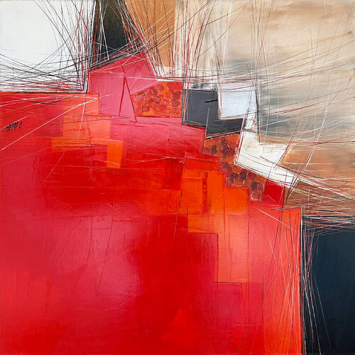 MEXICO... (Géométrie Noamde 2016) von Olivier Messas, Malerei kaufen auf Singulart