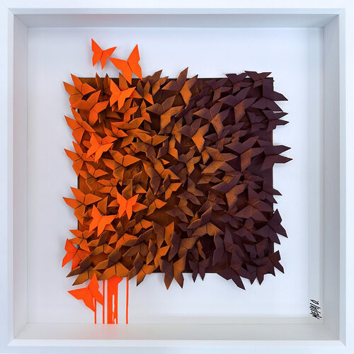 Les battements de l'été... (ORIGAMI 2024) von Olivier Messas, Werk auf Papier kaufen auf Singulart