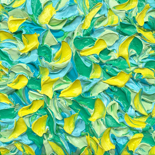 BOUTON D'OR… (EXPRESSION LIBRE 2024) von Olivier Messas, Malerei kaufen auf Singulart