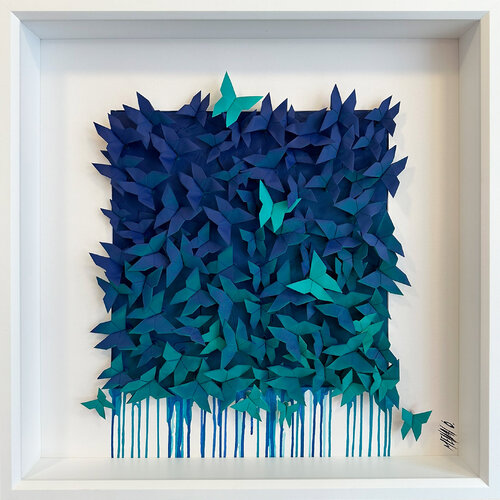 Horizon d'Azur... (ORIGAMI 2024) von Olivier Messas, Werk auf Papier kaufen auf Singulart