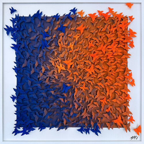 Souffle vital...  (ORIGAMI 2024) von Olivier Messas, Werk auf Papier kaufen auf Singulart
