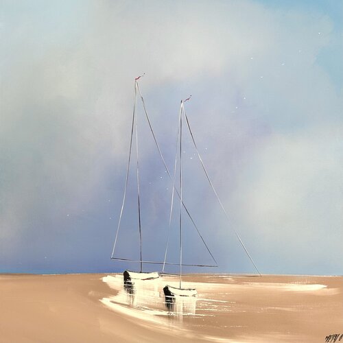 En tête à tête... (Esprit voile 2017) von Olivier Messas, Malerei kaufen auf Singulart