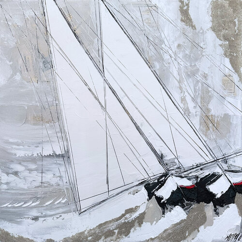 La traversée à deux… (PAYSAGE ABSTRAIT 2024) von Olivier Messas, Malerei kaufen auf Singulart