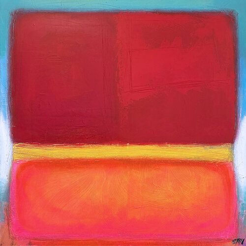 LAS VEGAS... (GÉOMÉTRIE NOMADE 2024) von Olivier Messas, Malerei kaufen auf Singulart