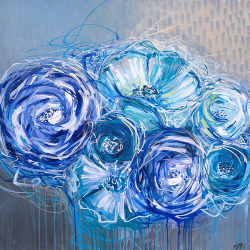 Rosée du matin… (JARDIN SECRET 2024) de Olivier Messas, Pintura a la venta en Singulart