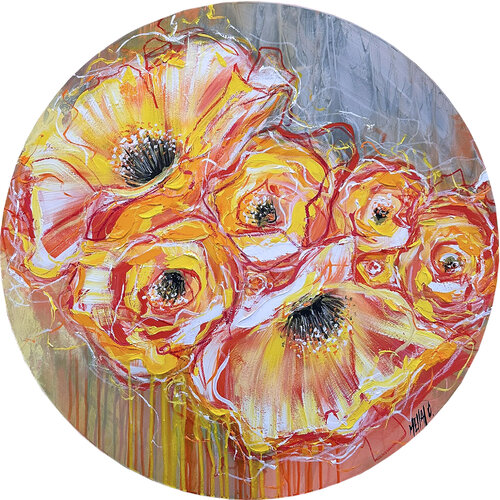 Les lumières de l'été… (JARDIN SECRET 2024) di Olivier Messas, Pittura in vendita su Singulart