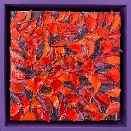 HIBISCUS (EXPRESSION LIBRE 2024) von Olivier Messas, Malerei kaufen auf Singulart