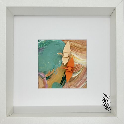 À deux… (ORIGAMI 2025) von Olivier Messas, Werk auf Papier kaufen auf Singulart