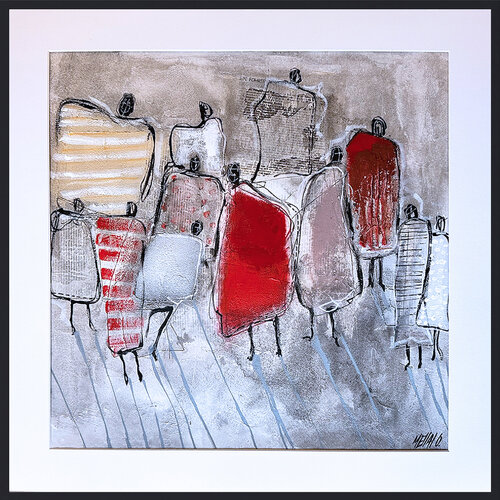 Mixité… II (VISAGE & FACE 2025) von Olivier Messas, Malerei kaufen auf Singulart