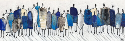 Photo de famille... (VISAGE & FACE 2025) von Olivier Messas, Malerei kaufen auf Singulart