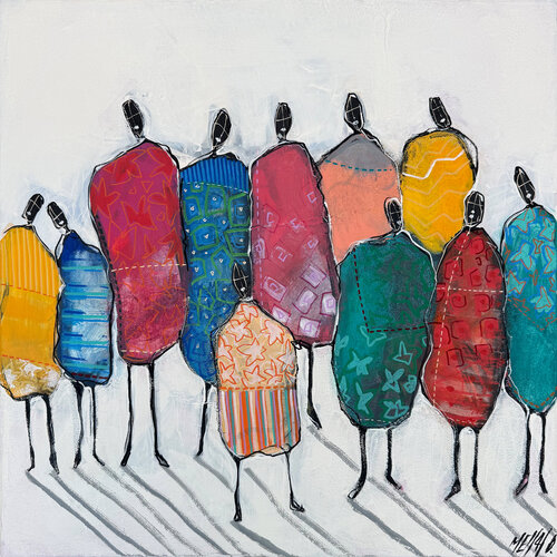 Jour de fête… II (VISAGE & FACE 2025) von Olivier Messas, Malerei kaufen auf Singulart