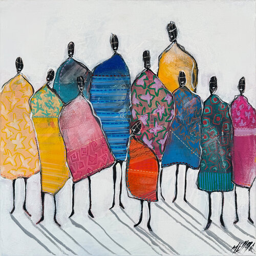 Jour de fête… III (VISAGE & FACE 2025) von Olivier Messas, Malerei kaufen auf Singulart