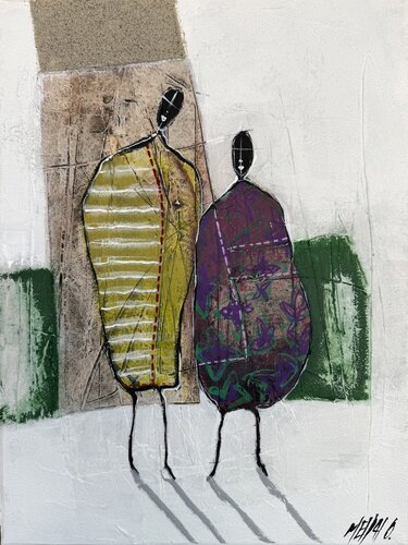 Notre histoire…  (VISAGE & FACE 2025) von Olivier Messas, Malerei kaufen auf Singulart