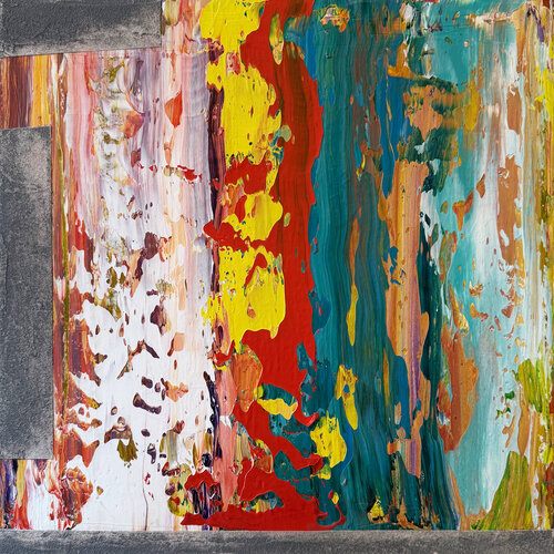 Bloc de vitalité… III (GÉOMÉTRIE NOMADE 2025) von Olivier Messas, Malerei kaufen auf Singulart