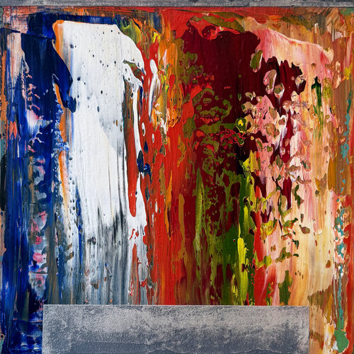 Bloc de vitalité… IV (GÉOMÉTRIE NOMADE 2025) by Olivier Messas, Painting for Sale on Singulart