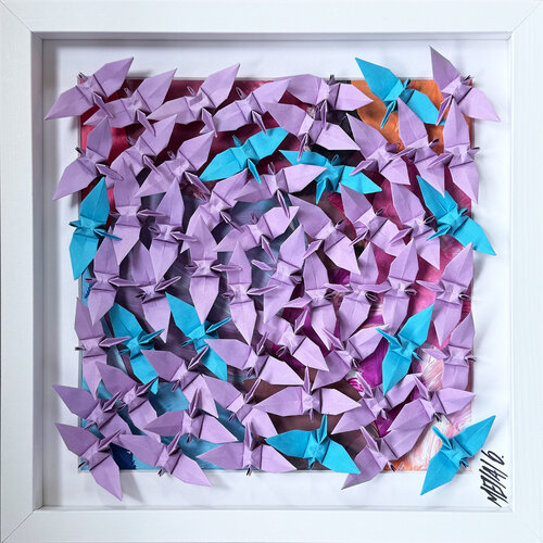 Sunset...  (ORIGAMI 2025) di Olivier Messas, Opera su carta in vendita su Singulart