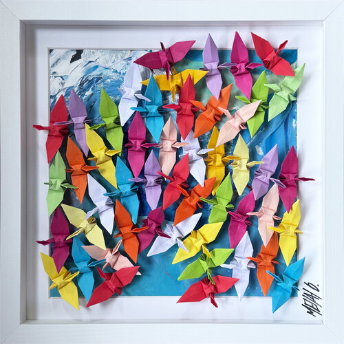 Les pieds dans l'eau...  (ORIGAMI 2025) by Olivier Messas, Work on Paper for Sale on Singulart