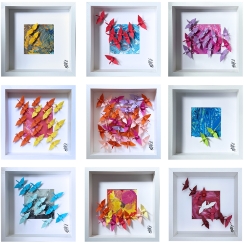 Composition "ORIGAMI" ORIGAMI 2025) von Olivier Messas, Werk auf Papier kaufen auf Singulart