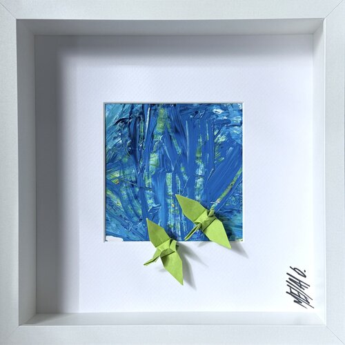Ensemble en mer… (ORIGAMI 2025) by Olivier Messas, Work on Paper for Sale on Singulart