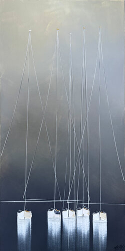 Sérénité... I (ESPRIT VOILE 2025) van Olivier Messas, Schilderij te koop op Singulart