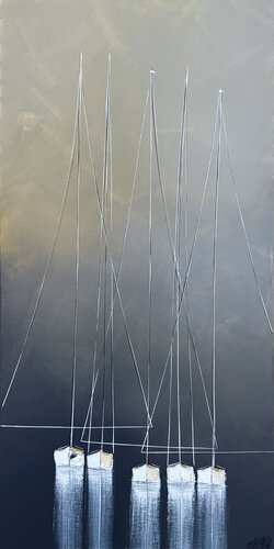 Sérénité... II (ESPRIT VOILE 2025) von Olivier Messas, Malerei kaufen auf Singulart