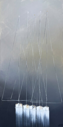 Sérénité... III (ESPRIT VOILE 2025) van Olivier Messas, Schilderij te koop op Singulart