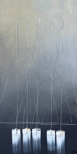 Sérénité... IV (ESPRIT VOILE 2025) di Olivier Messas, Pittura in vendita su Singulart
