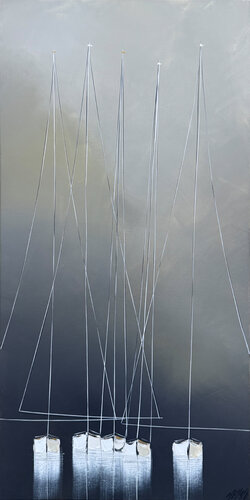 Sérénité... V (ESPRIT VOILE 2025) van Olivier Messas, Schilderij te koop op Singulart