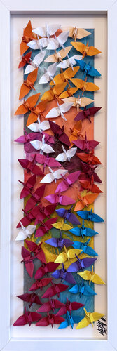 L'envol des voeux... (ORIGAMI 2025) von Olivier Messas, Werk auf Papier kaufen auf Singulart