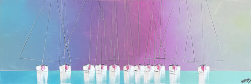 Aurore... (ESPRIT VOILE 2025) van Olivier Messas, Schilderij te koop op Singulart