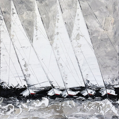 Un vent de liberté… (PAYSAGE ABSTRAIT 2026) by Olivier Messas, Painting for Sale on Singulart