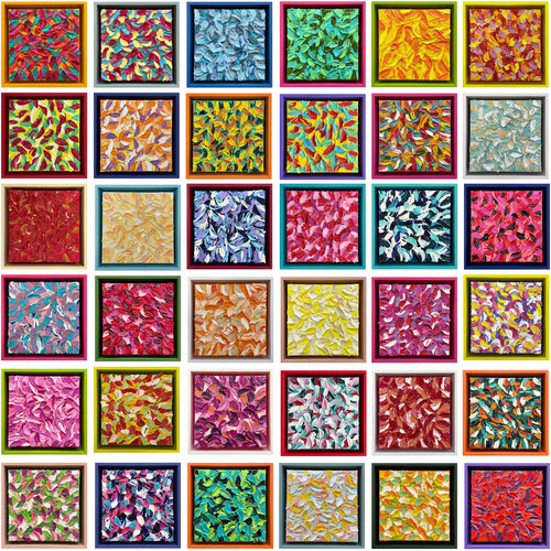 COMPOSITION 36 oeuvres... (EXPRESSION LIBRE 2024) von Olivier Messas, Malerei kaufen auf Singulart