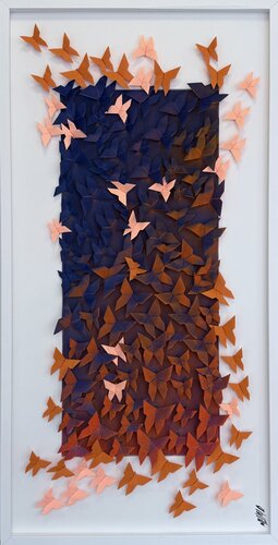 Les lumières du crépuscule… (ORIGAMI 2026) de Olivier Messas, Obra en papel a la venta en Singulart