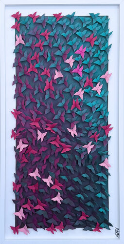 À la recherche du bonheur… (ORIGAMI 2026) van Olivier Messas, Werk op papier te koop op Singulart