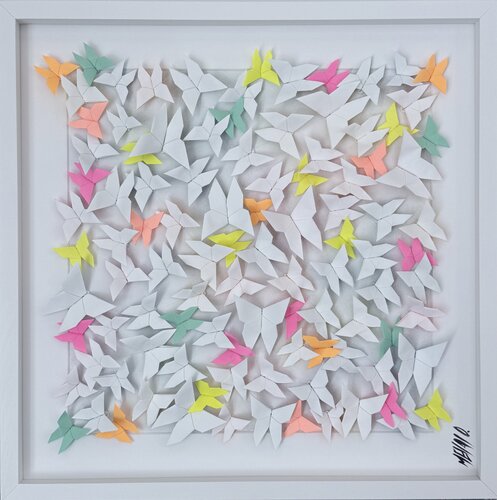 HAPPY DAY...  (ORIGAMI 2026) von Olivier Messas, Werk auf Papier kaufen auf Singulart