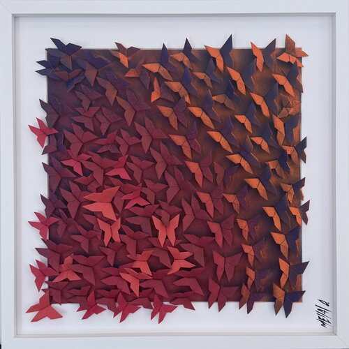 Les battements de l’été...  (ORIGAMI 2026) by Olivier Messas, Work on Paper for Sale on Singulart