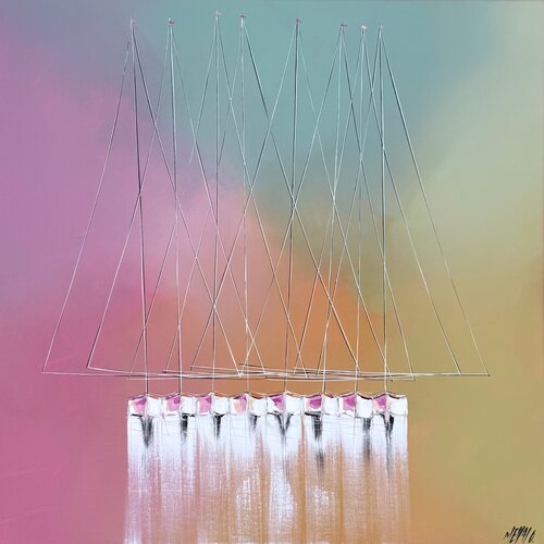 Un été en mer… (ESPRIT VOILE 2026) by Olivier Messas, 絵画 for Sale on Singulart