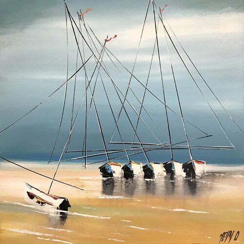 Les uns contre les autres... II (2016) di Olivier Messas, Pittura in vendita su Singulart