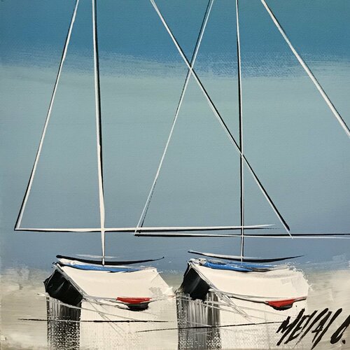 Juste nous deux... (2020) di Olivier Messas, Pittura in vendita su Singulart