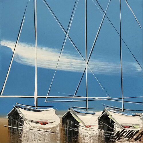 Jamais deux sans trois... (2020) di Olivier Messas, Pittura in vendita su Singulart