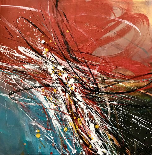 L’envolée vitale... (Expression libre 2020) van Olivier Messas, Schilderij te koop op Singulart