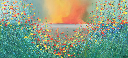 Le temps d'une pause... (2020) di Olivier Messas, Pittura in vendita su Singulart